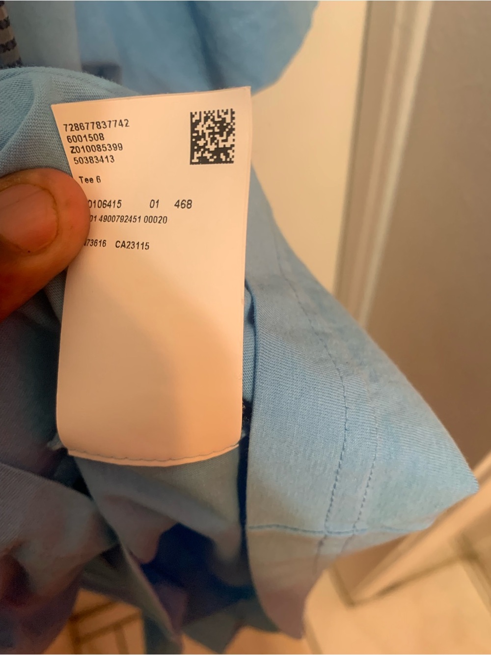 Light Blue Tee Shirt